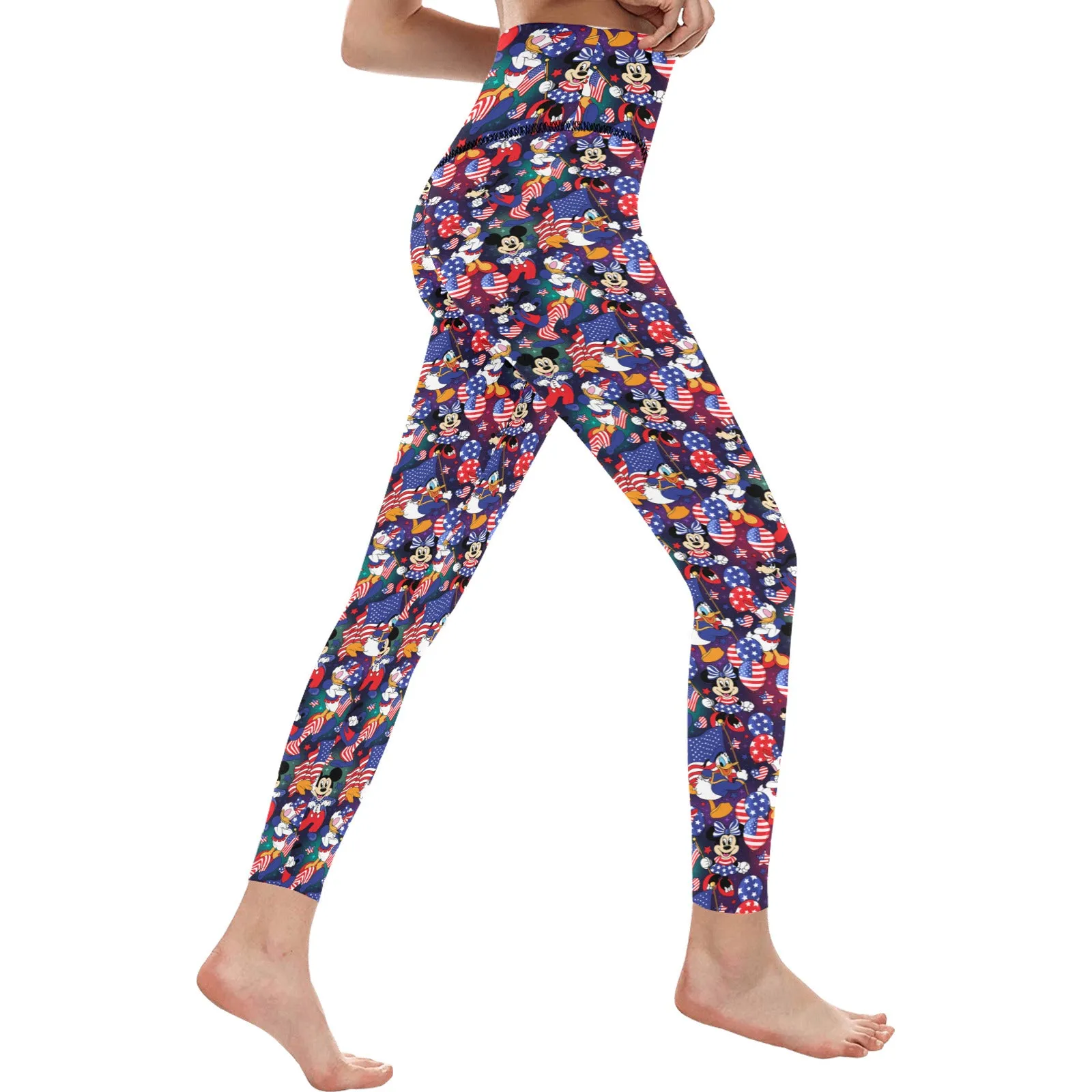 Disney America Women's Athletic Leggings