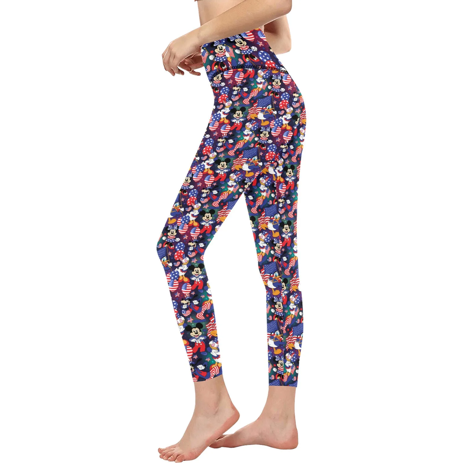 Disney America Women's Athletic Leggings