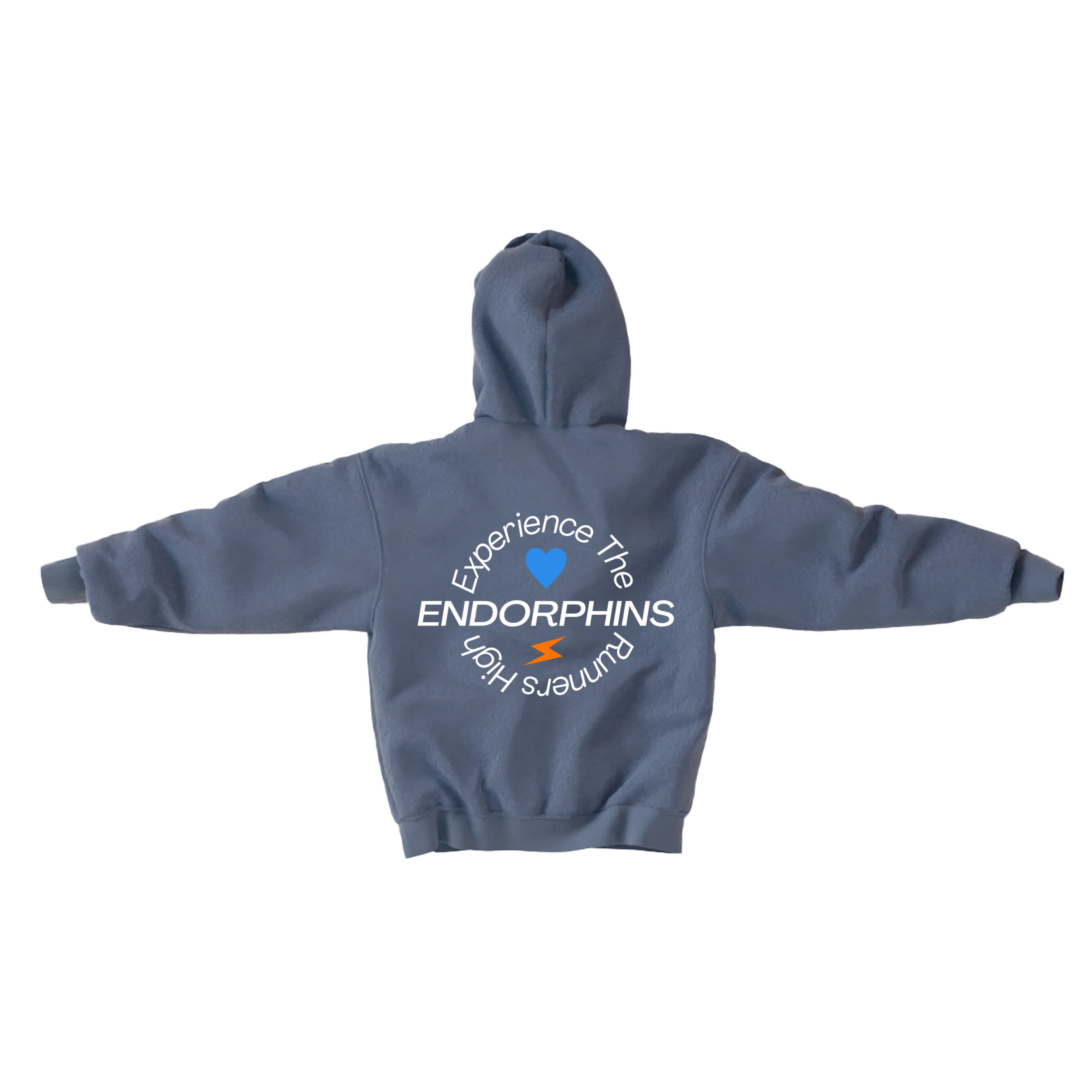 DROP 003 |  "EXPERIENCE THE RUNNERS HIGH" HOODIE | STACKED FRONT