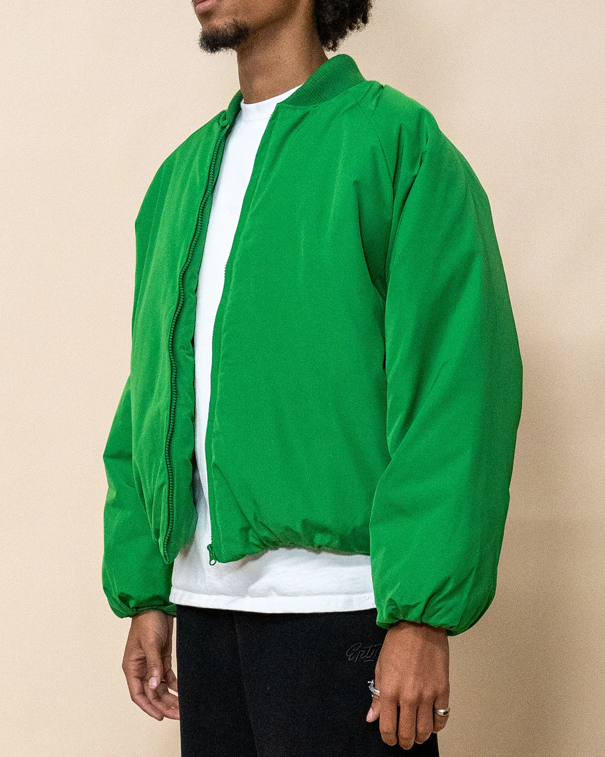 EPTM CAPITAL CROPPED BOMBER-GREEN