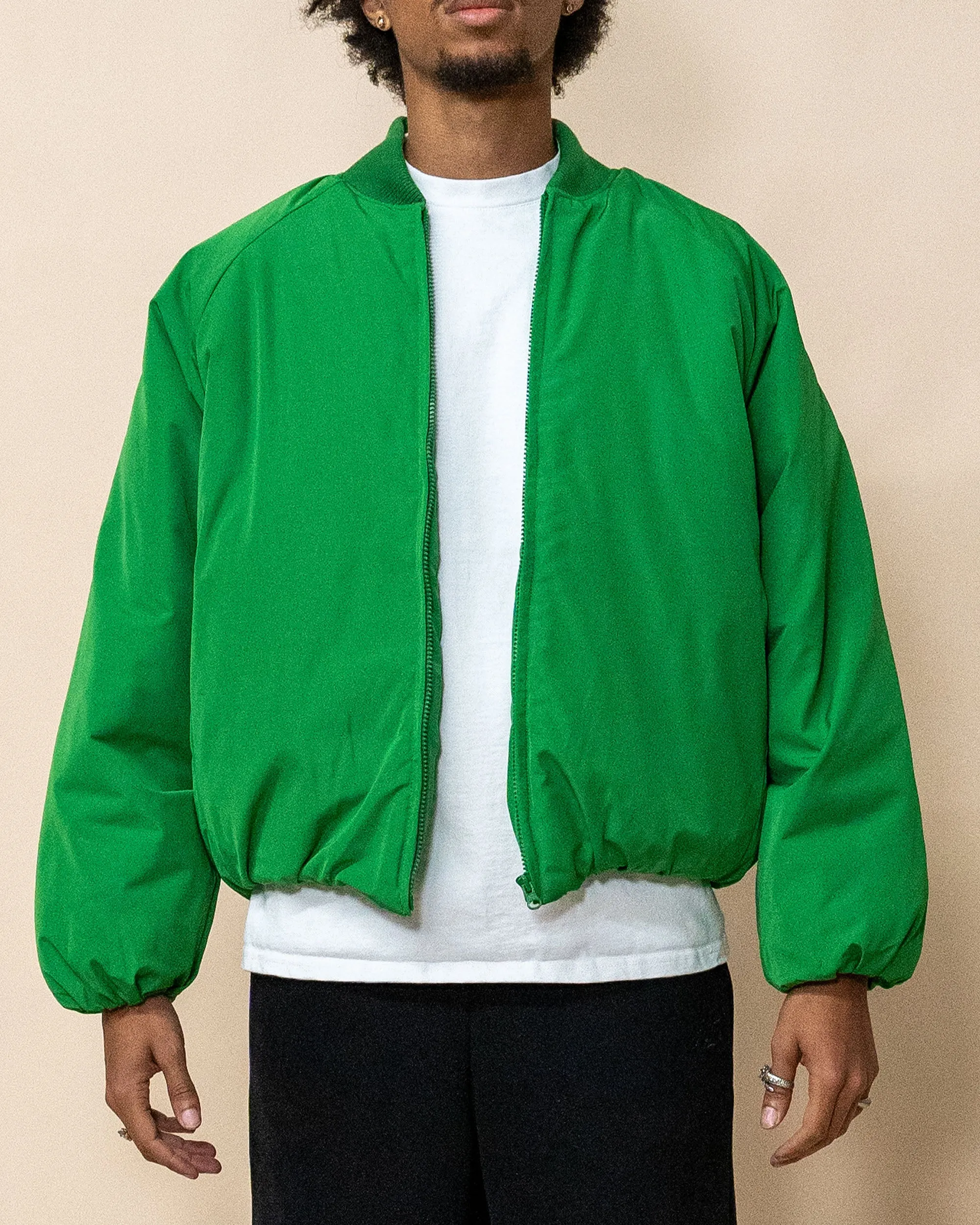 EPTM CAPITAL CROPPED BOMBER-GREEN