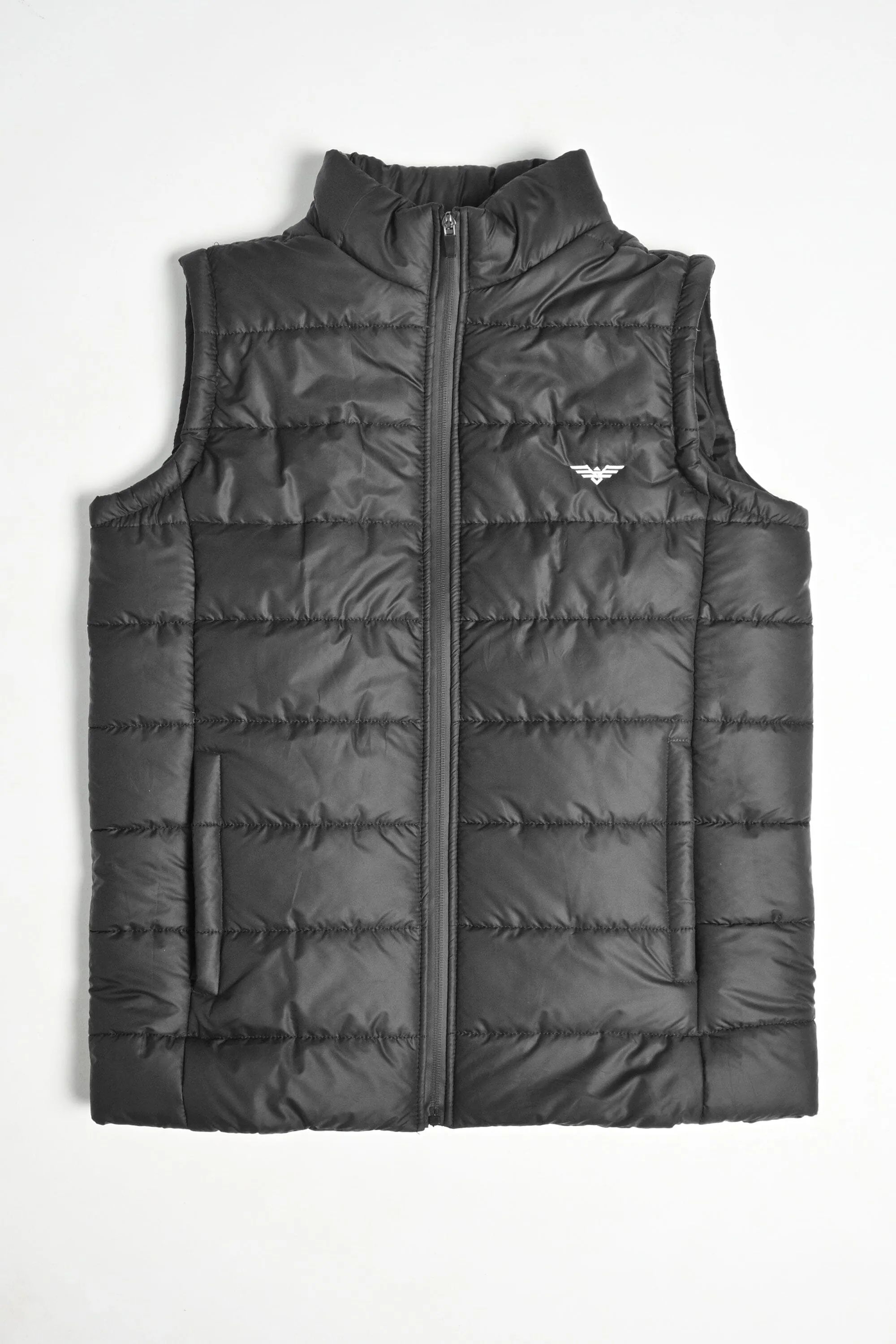 Eternity Men's Logo Embroidered Slim Fit Puffer Gilet