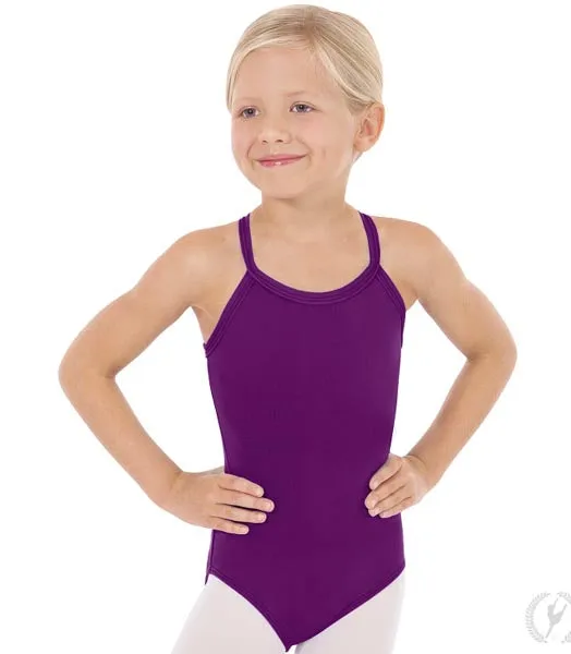 Eurotard 44819C Girls Microfiber Adjustable Camisole Leotard