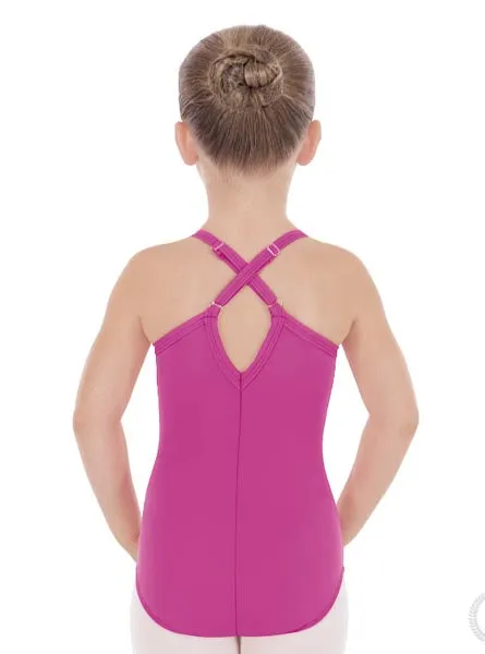 Eurotard 44819C Girls Microfiber Adjustable Camisole Leotard