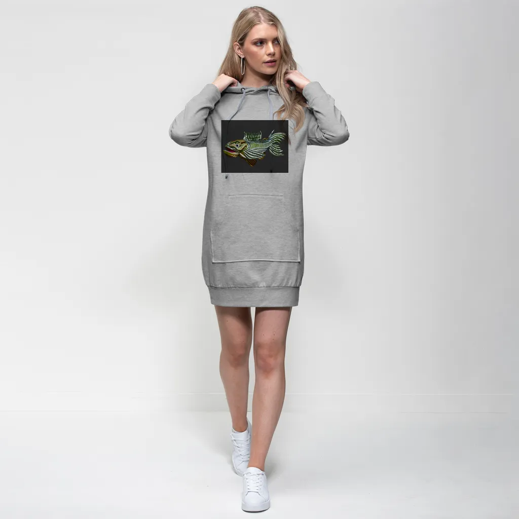 Fish Premium Adult Hoodie Dress