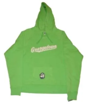 Georgetown Hoyas Champion Lime Green Pullover Sweatshirt Hoodie (M)