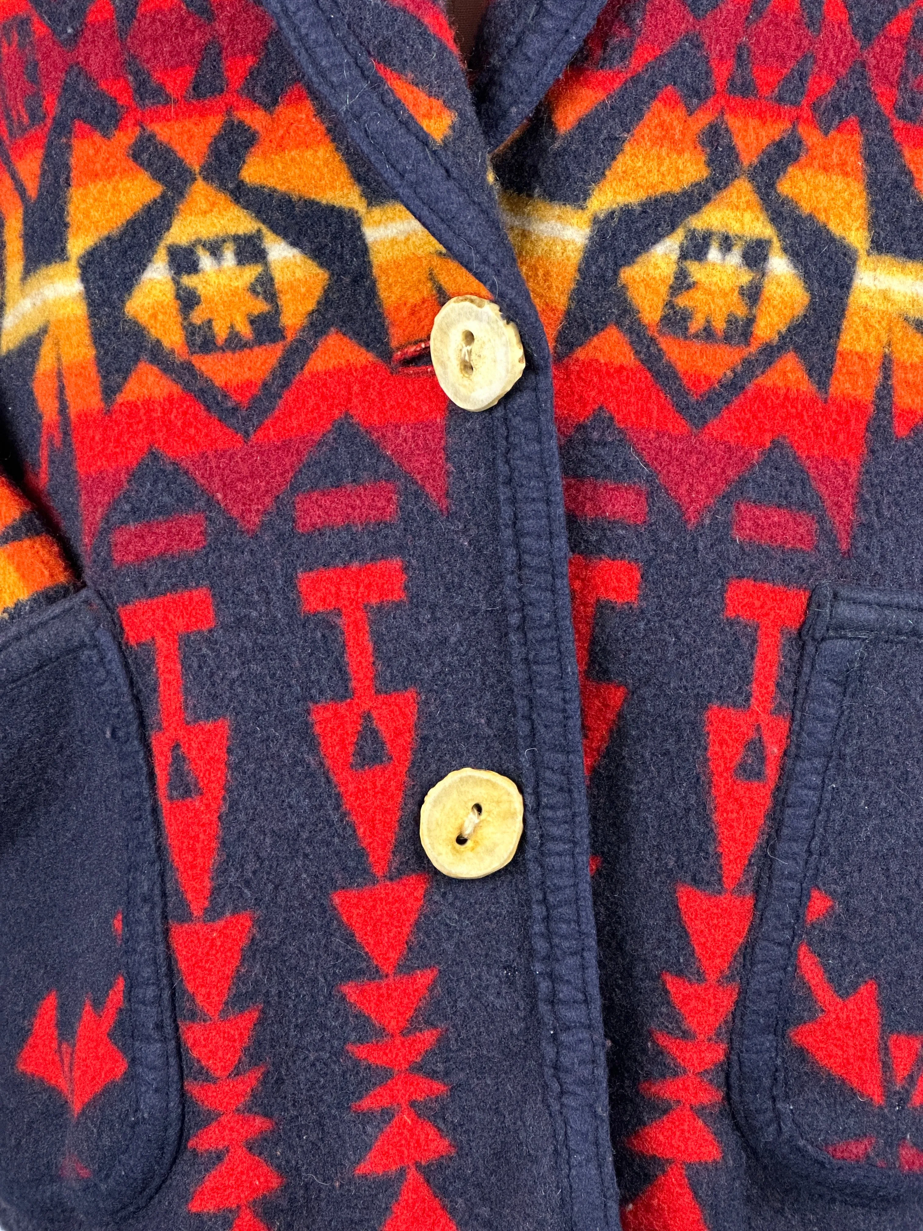 GREAT BASIN CAPOTES 1980s Blanket Coat • Medium