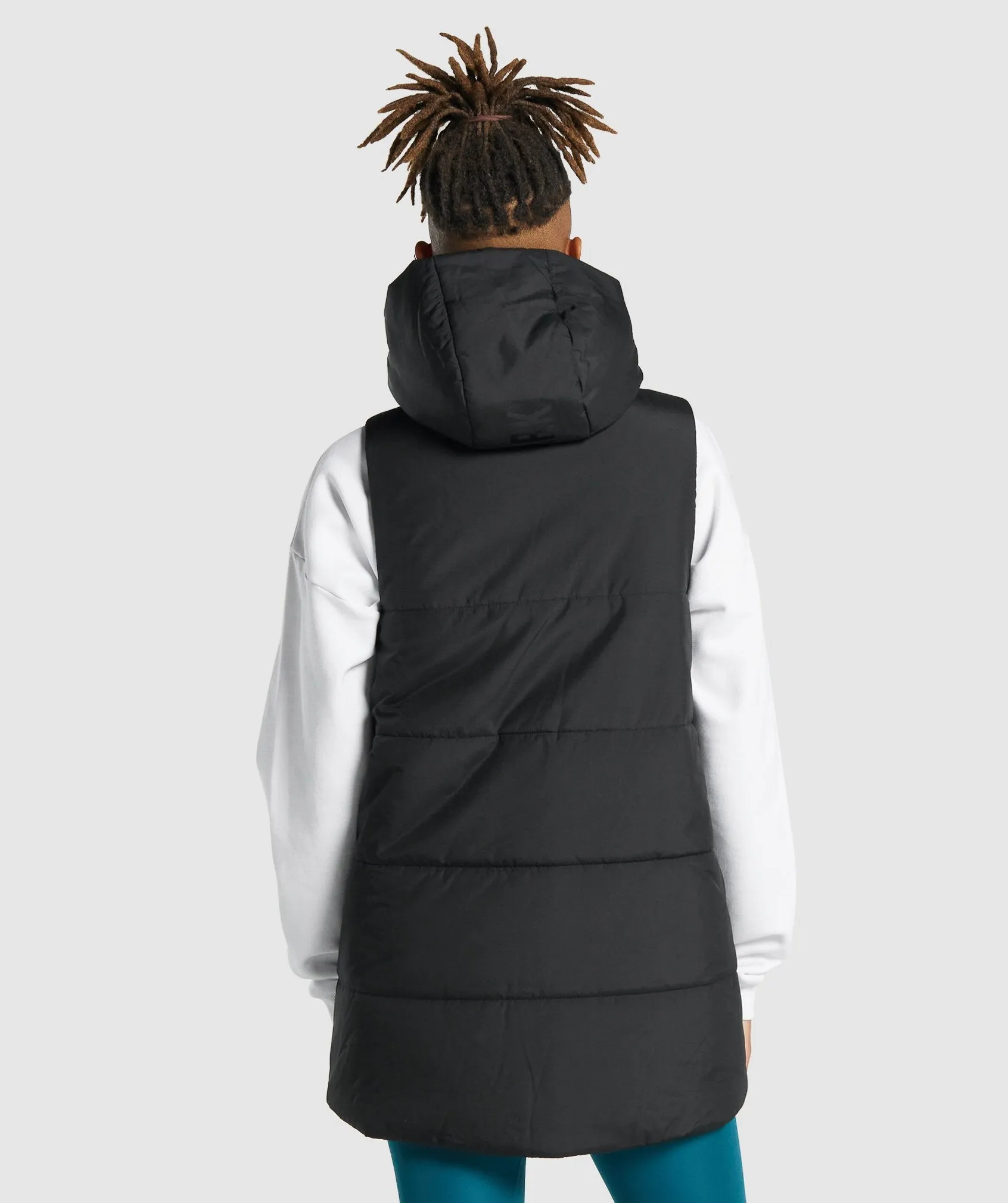 Gymshark Oversized Longline Gilet - Black