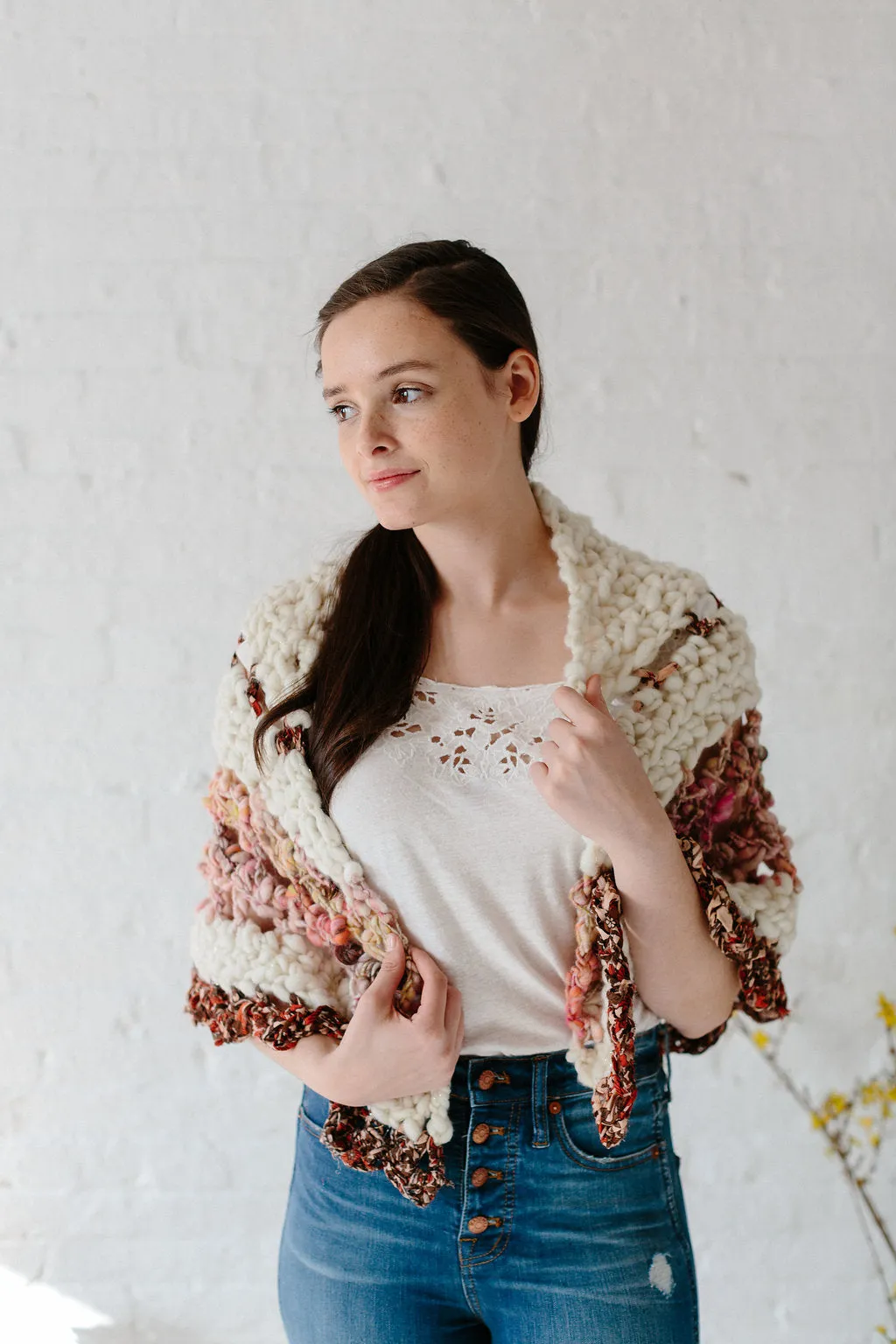 Hibiscus Moon Crochet Shawl Pattern