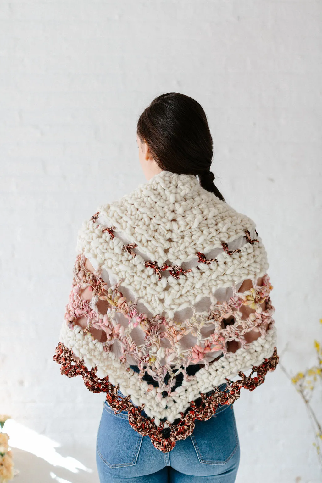 Hibiscus Moon Crochet Shawl Pattern