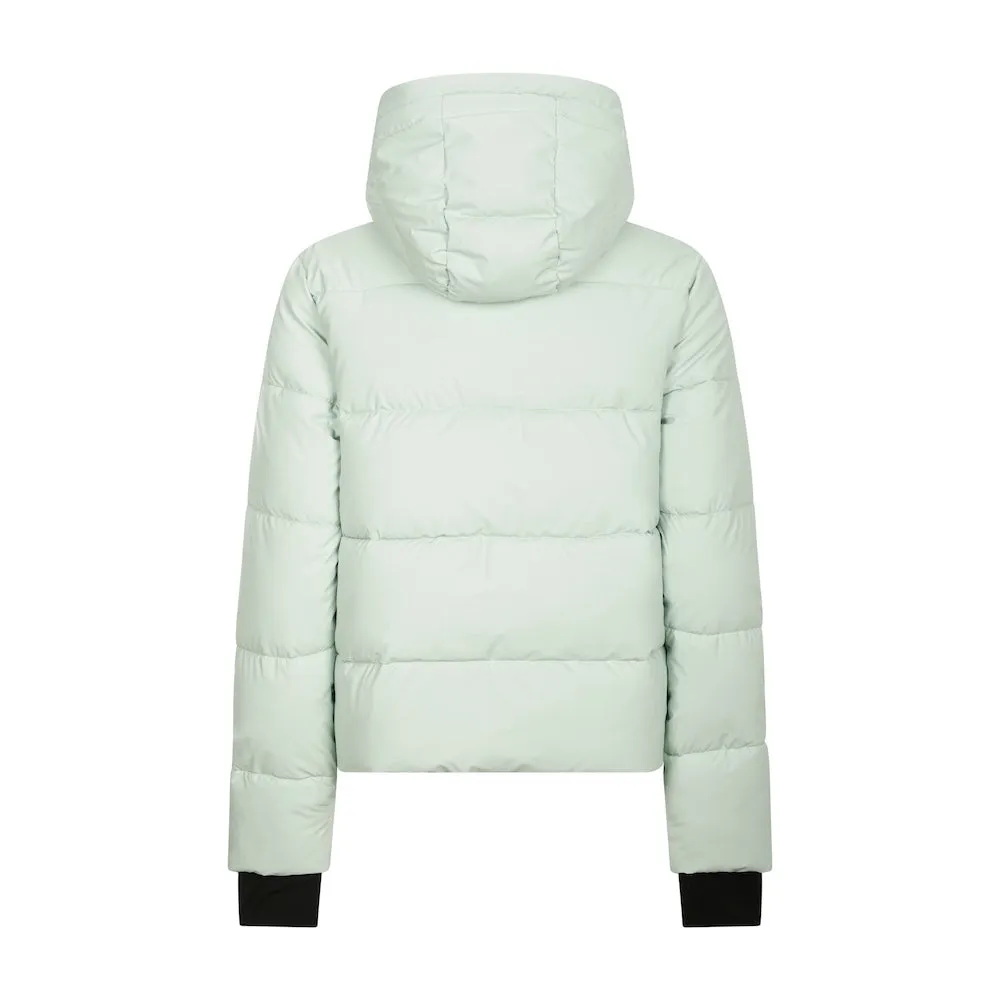 Hooded Puffer Jacket Mint Green