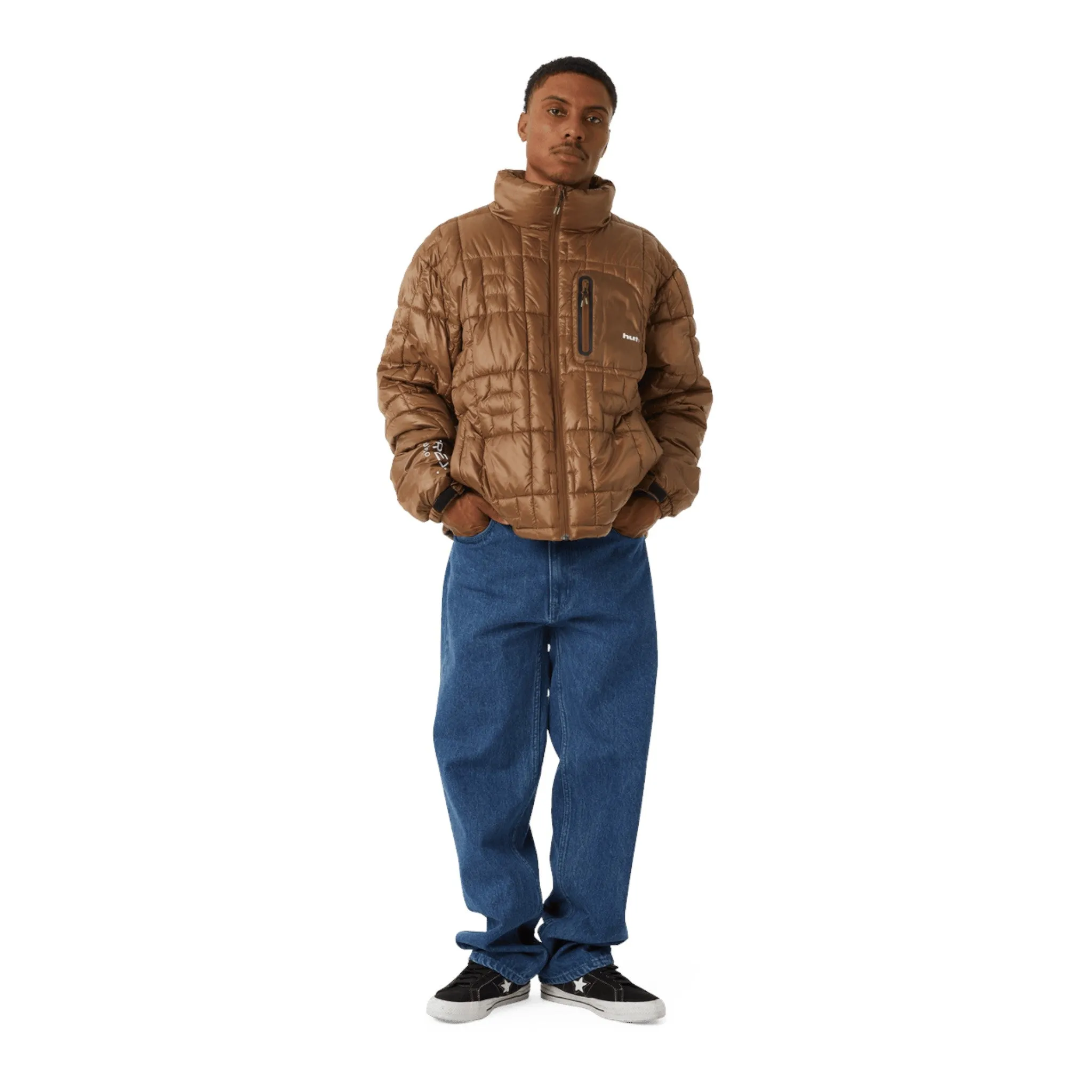 HUF Pertex Puffer Jacket - Russet