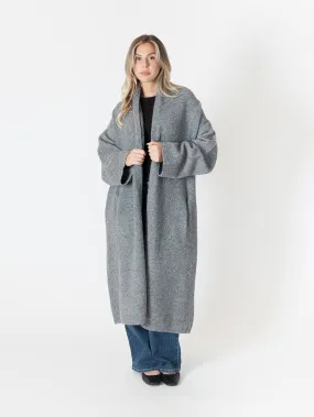 Hugh Shawl Collar Coat - Dark Grey