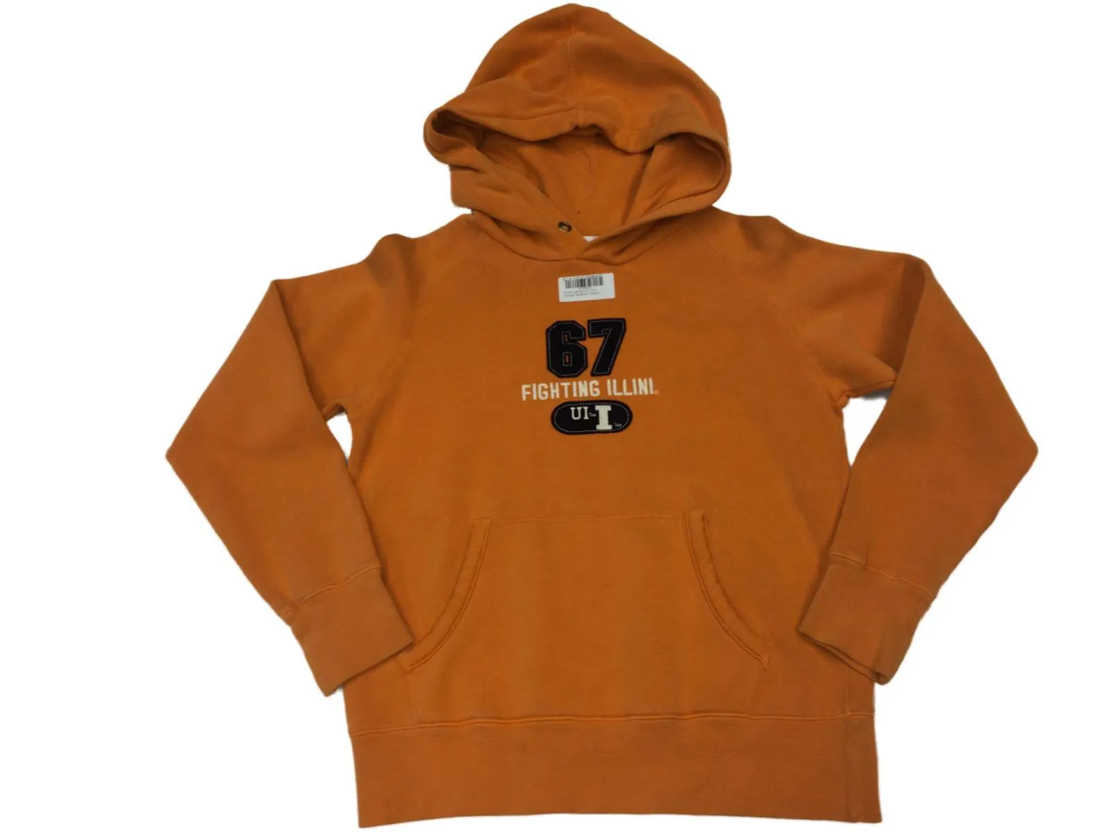 Illinois Fighting Illini Youth Orange Sweatshirt Hoodie (L)