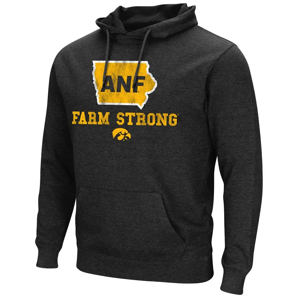 Iowa Hawkeyes Colosseum America Needs Farmers ANF Farm Strong Hoodie Sweatshirt