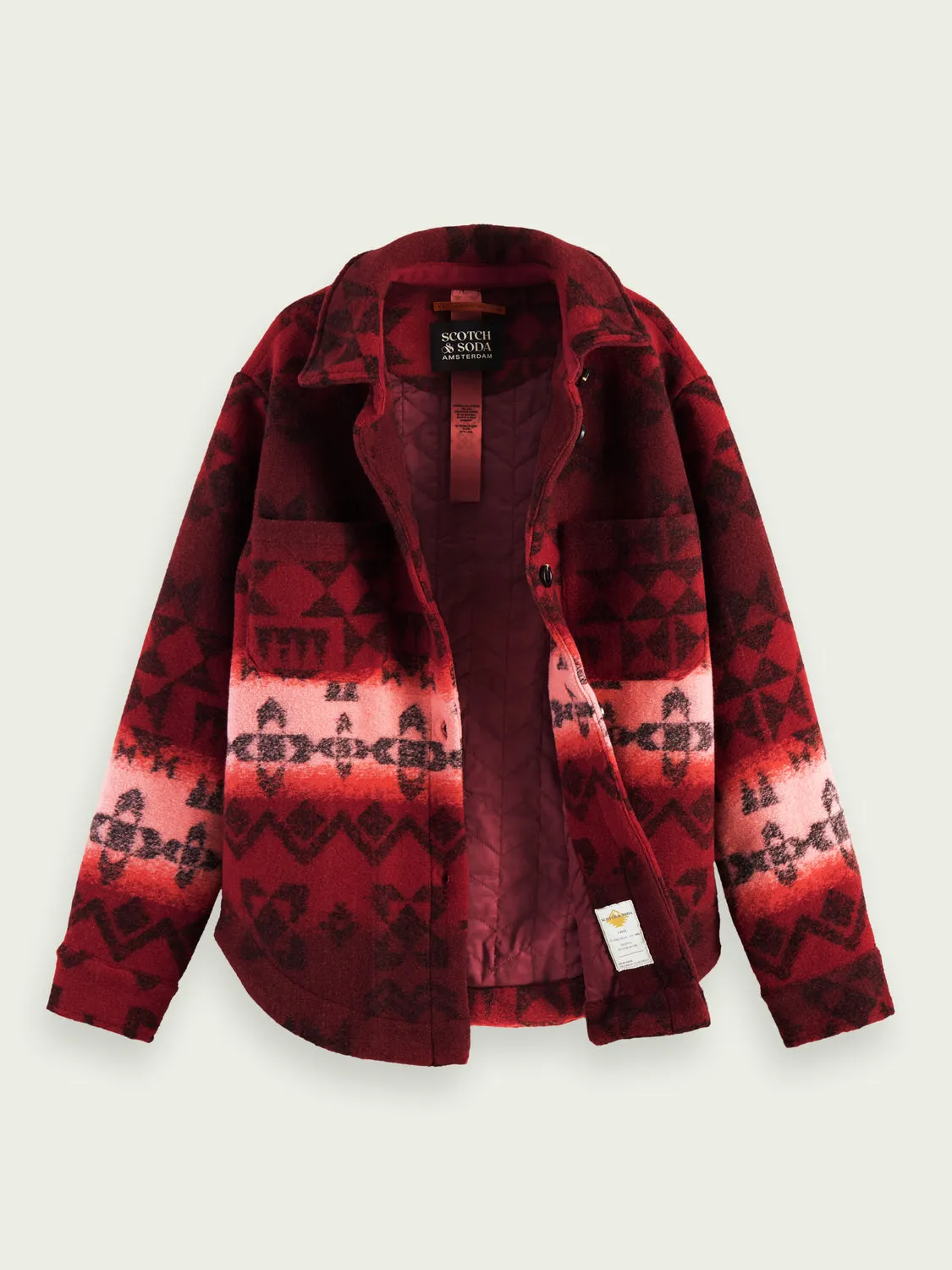 Irate Jacquard Shirt Jacket