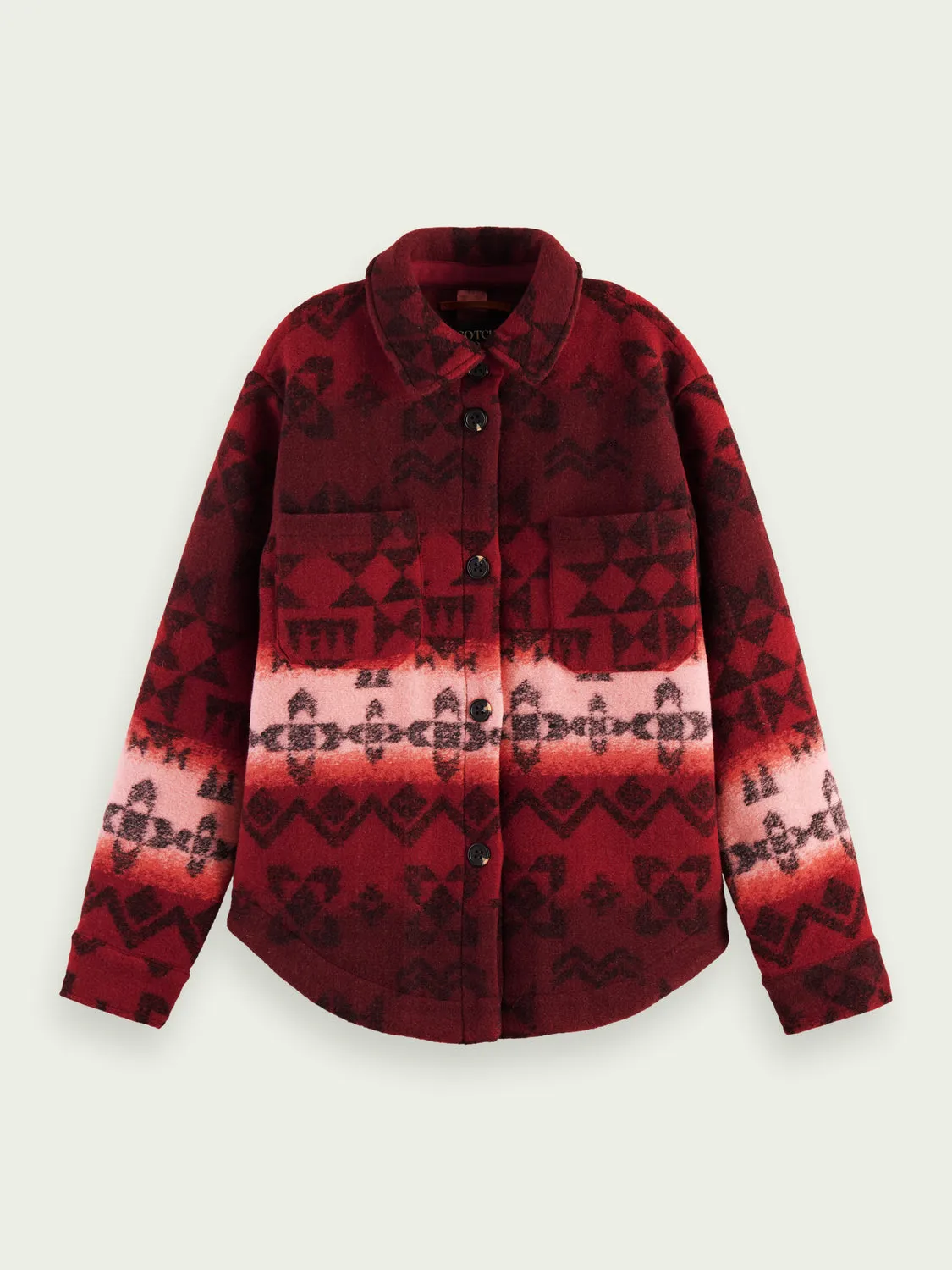 Irate Jacquard Shirt Jacket