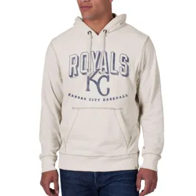 Kansas City Royals 47 Brand Sandstone White Scrum Slugger Sweatshirt Hoodie