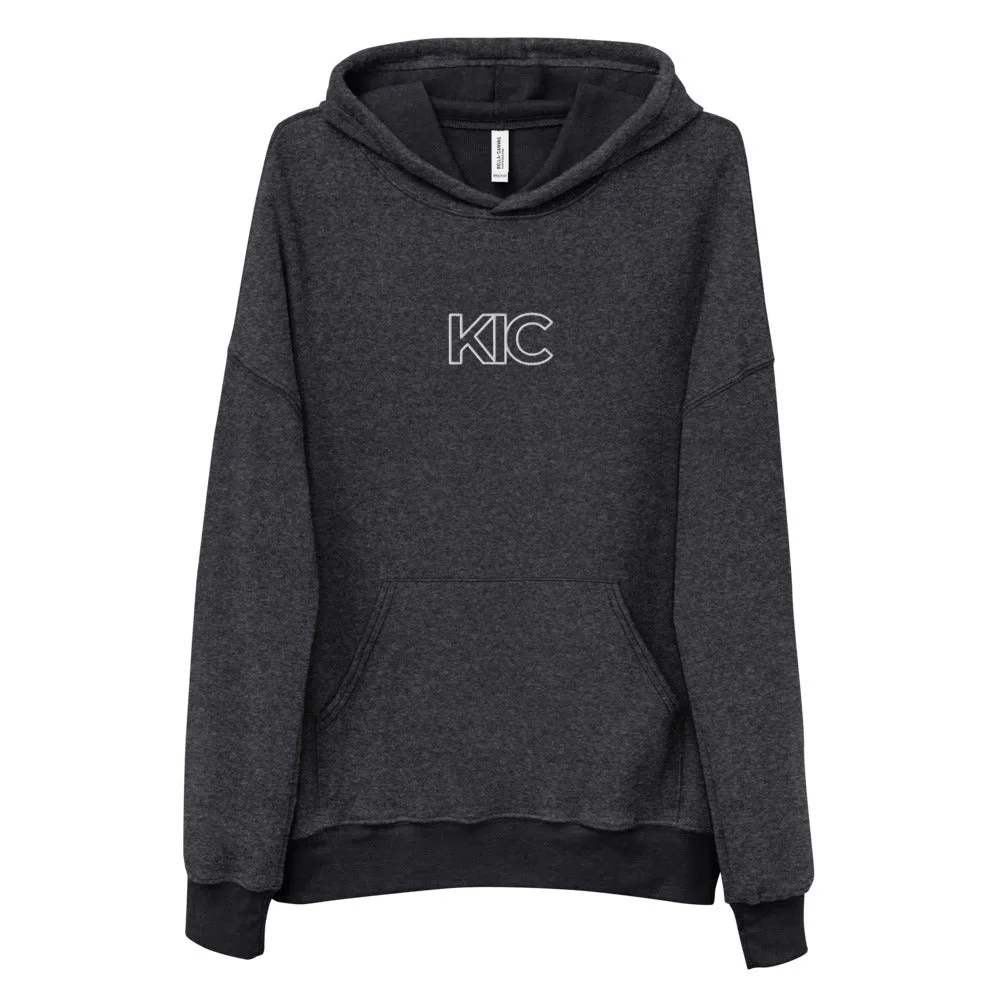 KIC Embroidered Sueded Fleece Hoodie