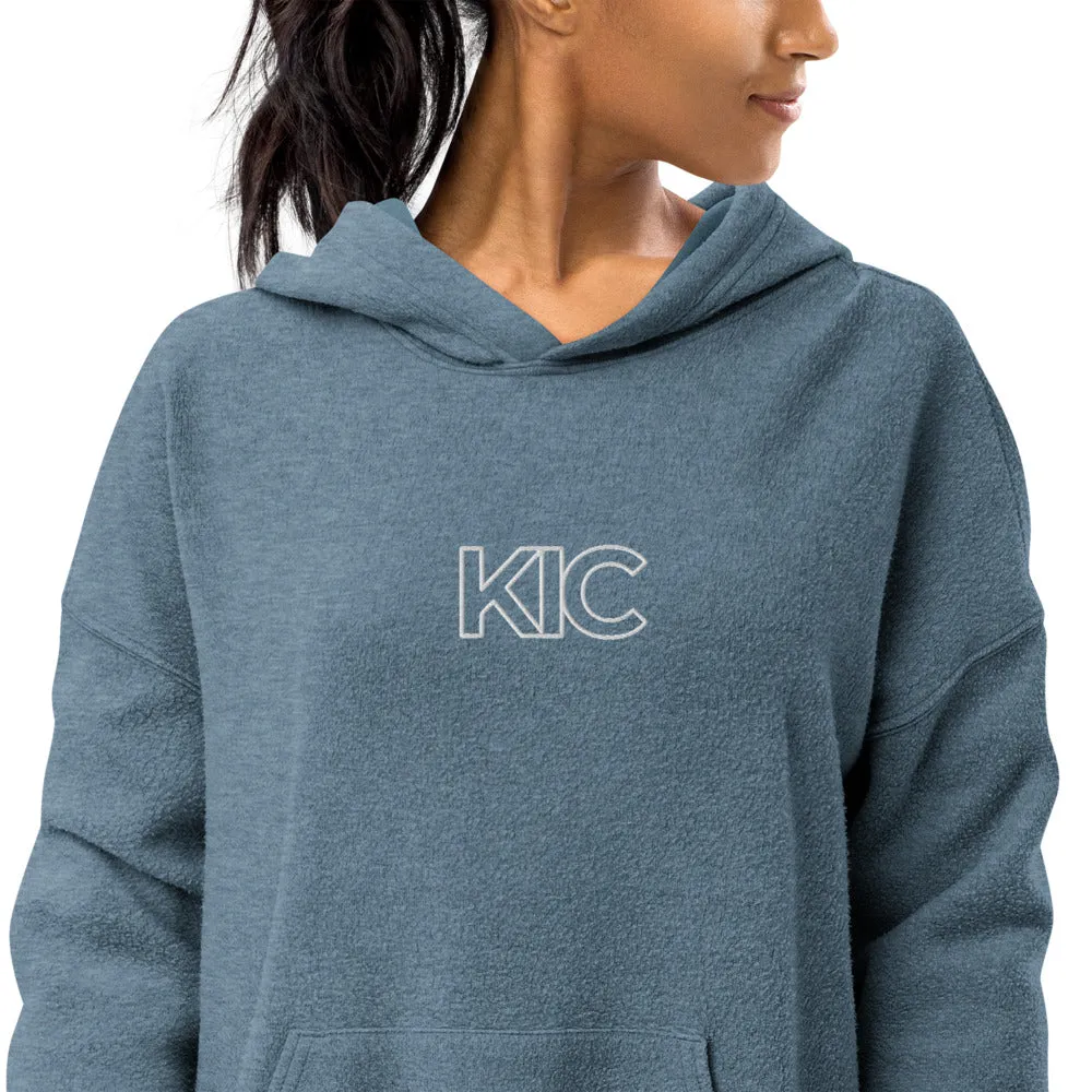 KIC Embroidered Sueded Fleece Hoodie