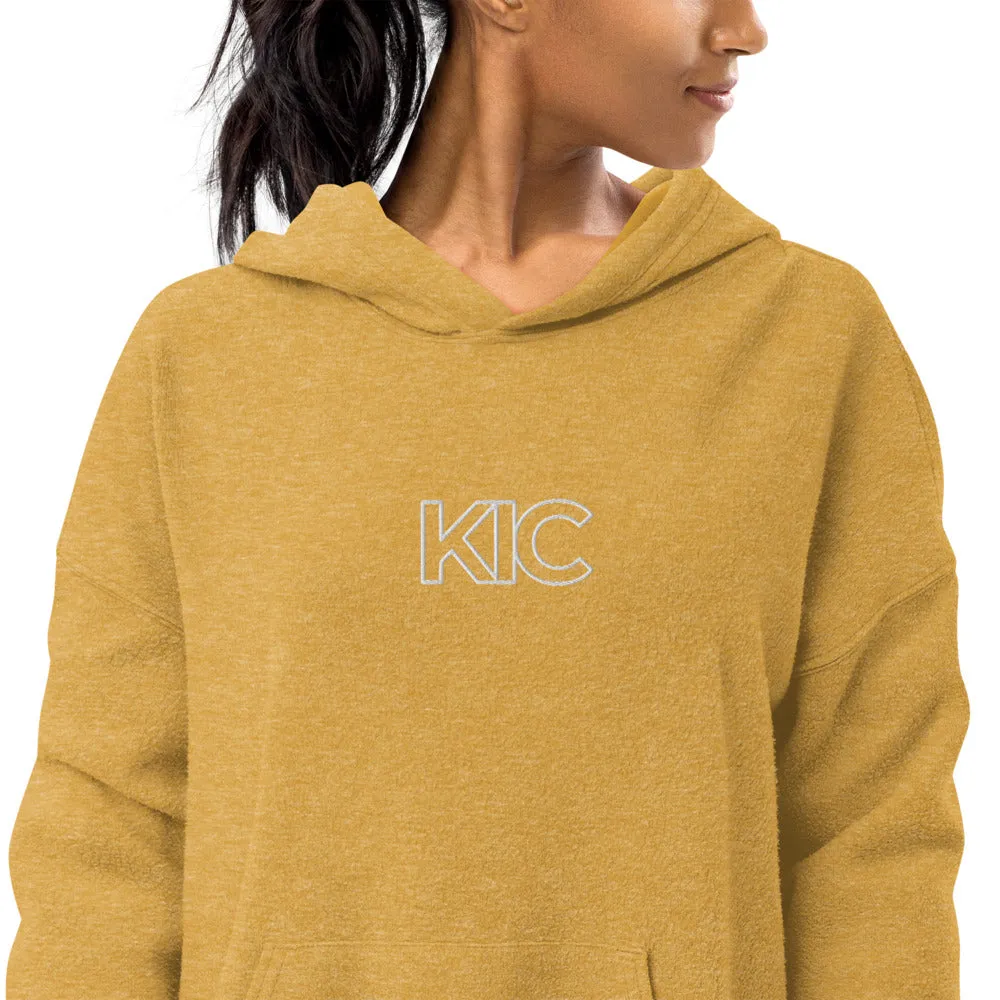 KIC Embroidered Sueded Fleece Hoodie