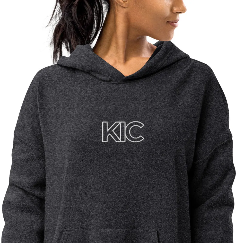 KIC Embroidered Sueded Fleece Hoodie