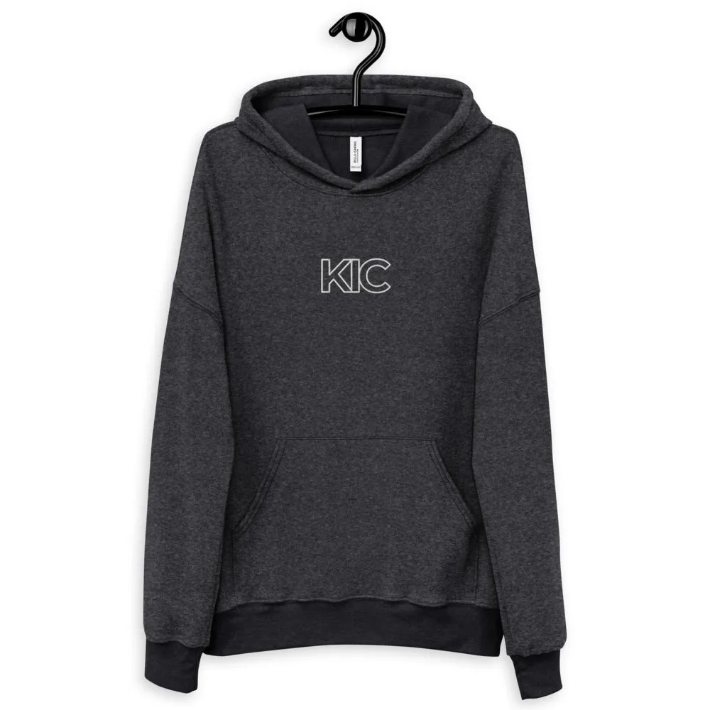 KIC Embroidered Sueded Fleece Hoodie