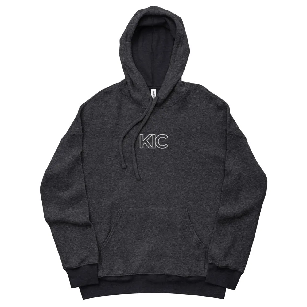 KIC Embroidered Sueded Fleece Hoodie