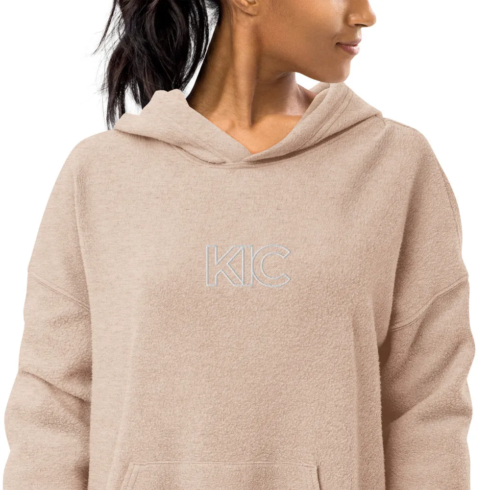 KIC Embroidered Sueded Fleece Hoodie