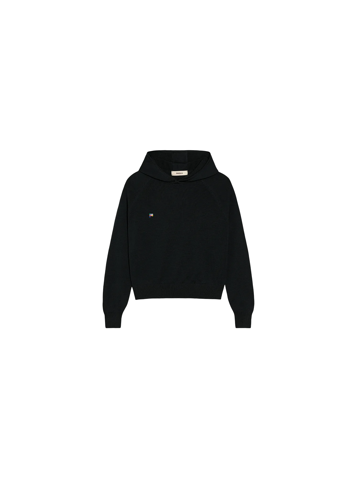 Kids Merino Wool Hoodie—black