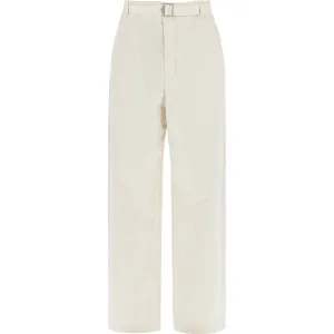 Lemaire straight-cut pants with belt