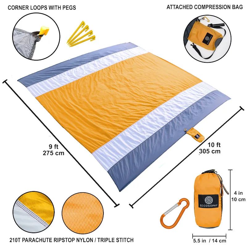 Light Orange Beach Blanket