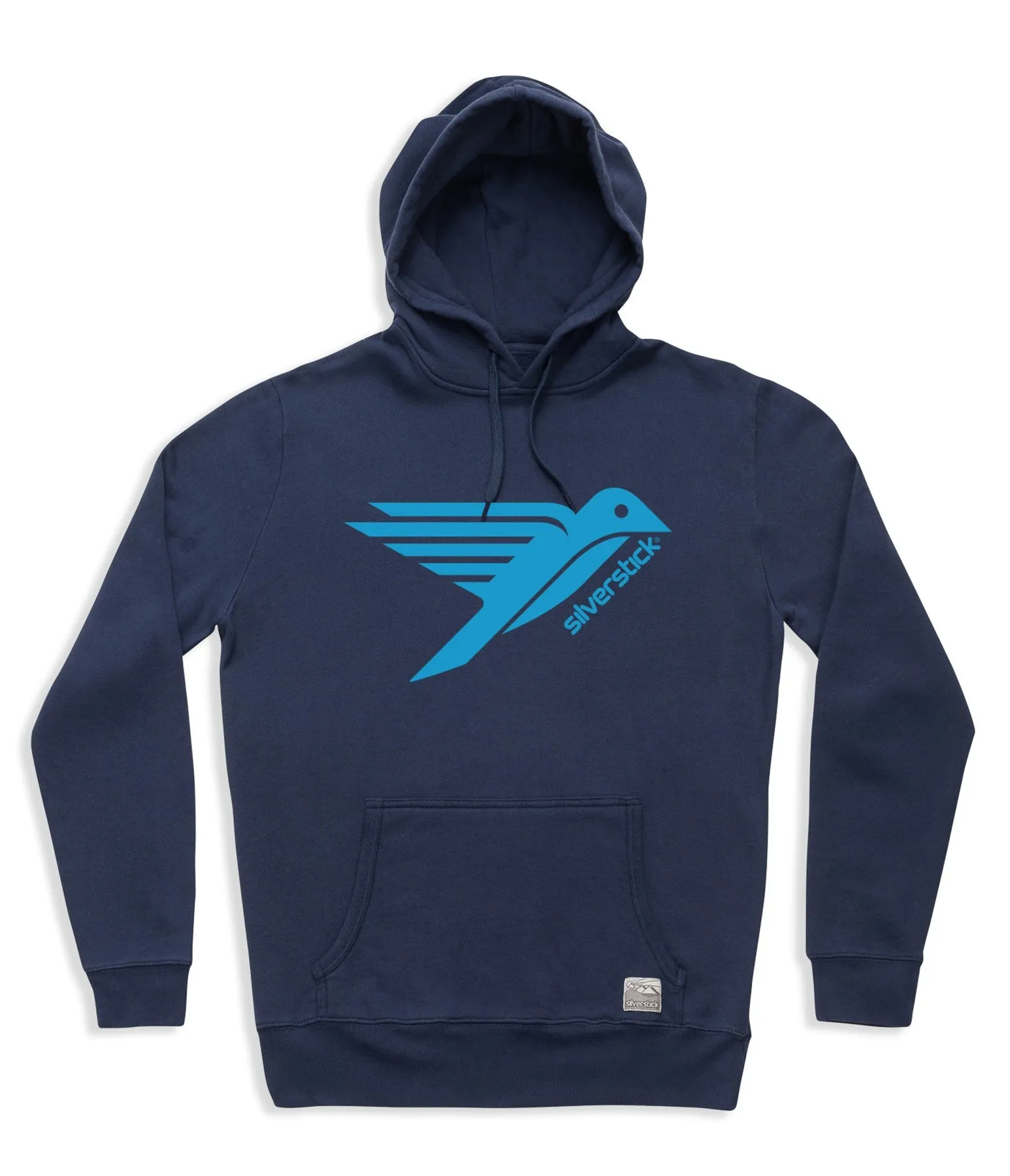 LOGO ORGANIC COTTON HOODIE - NAVY