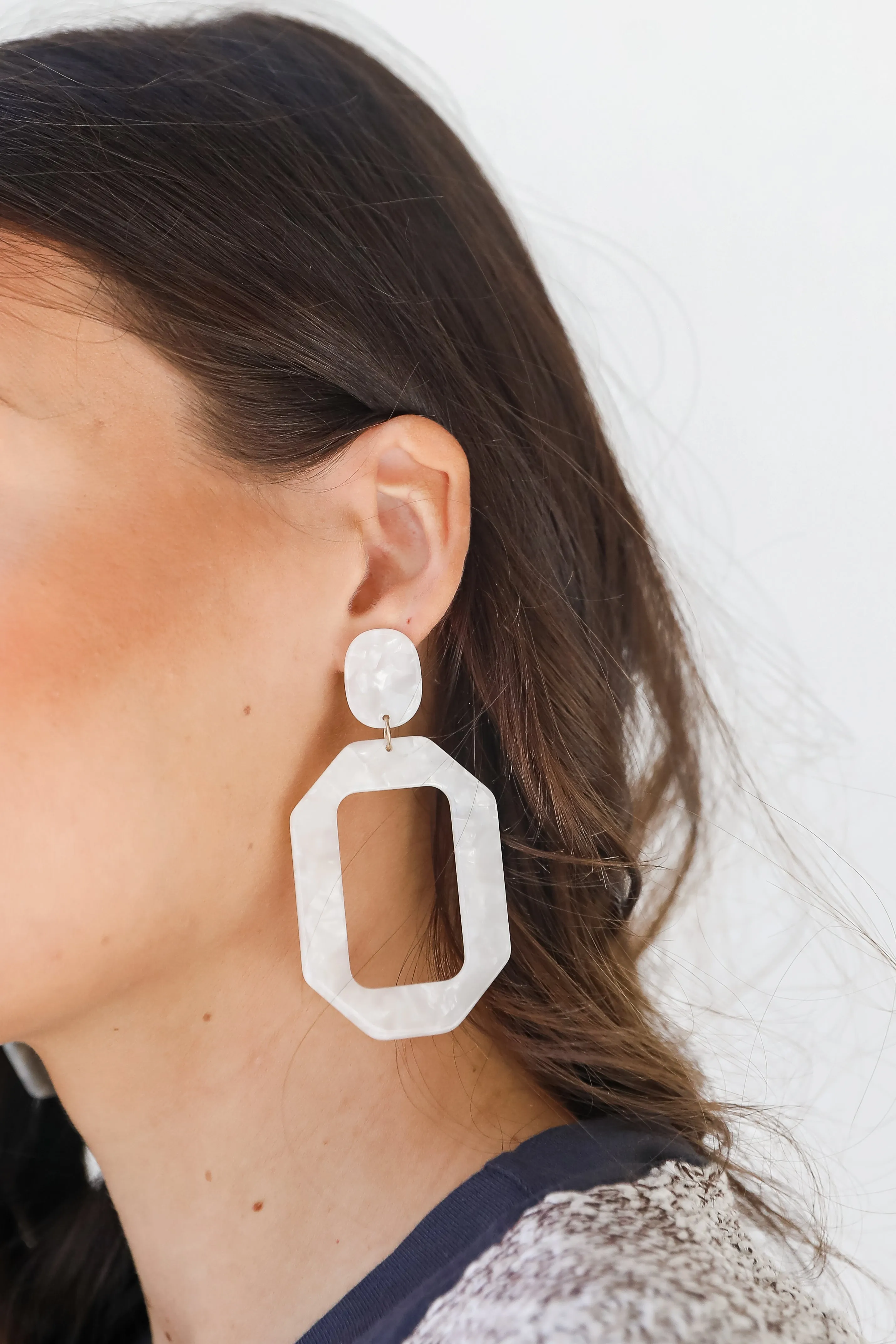 London Acrylic Statement Earrings