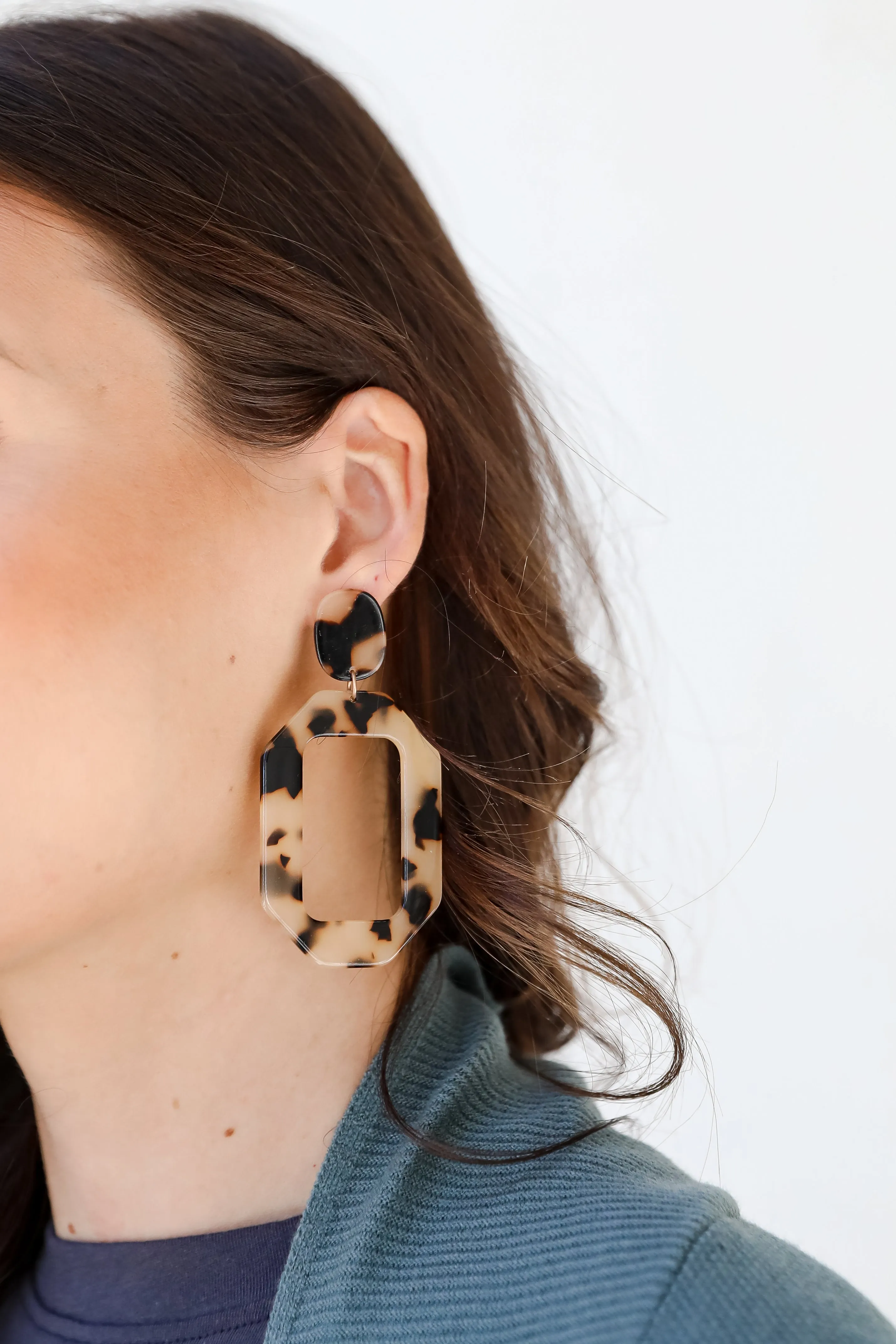 London Acrylic Statement Earrings