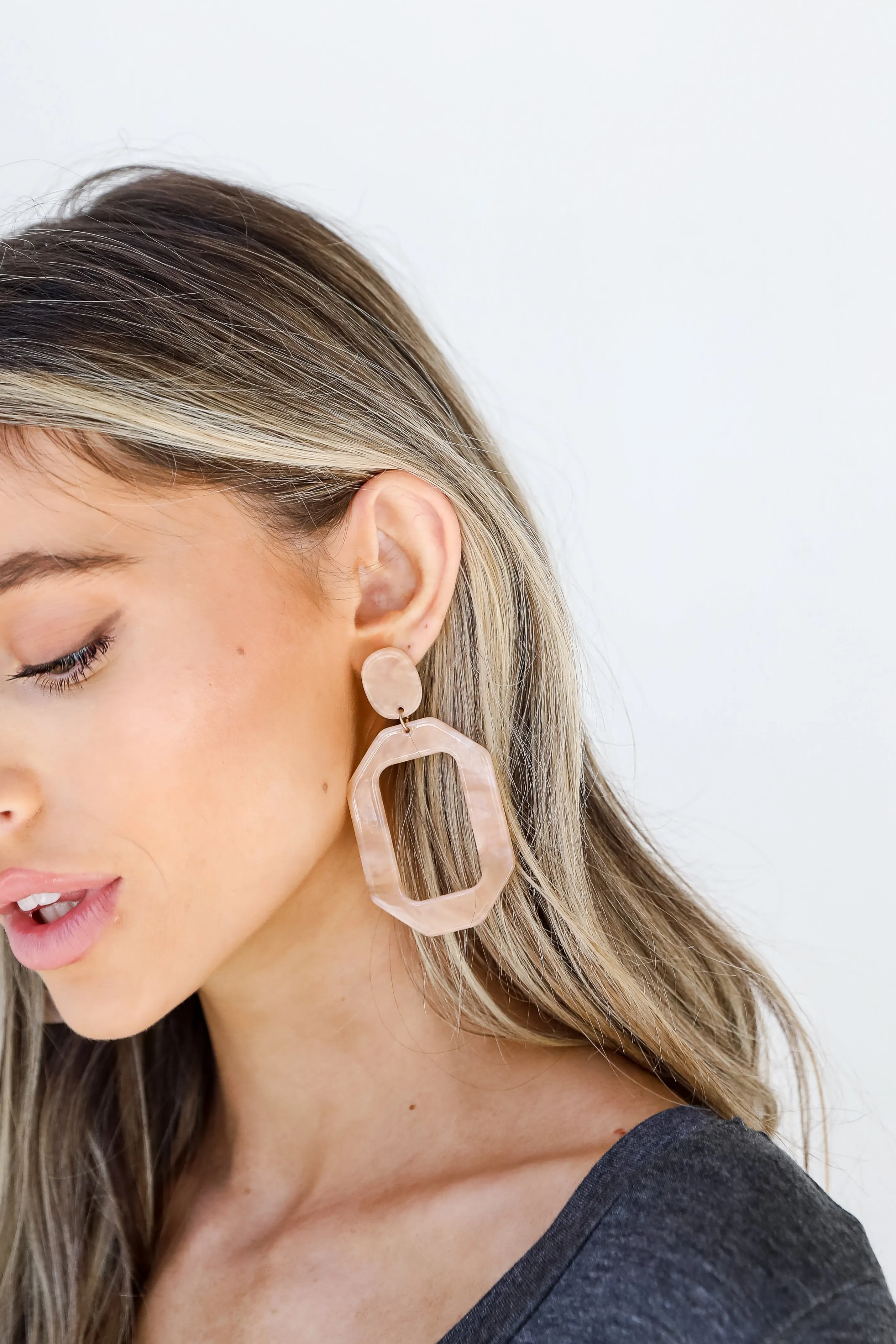 London Acrylic Statement Earrings