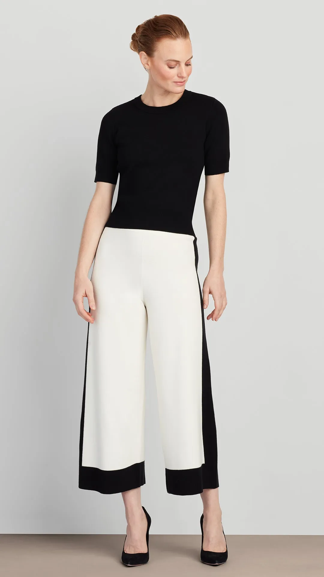 LUNA KNIT CROPPED PANT