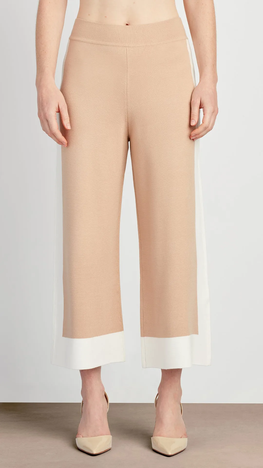 LUNA KNIT CROPPED PANT