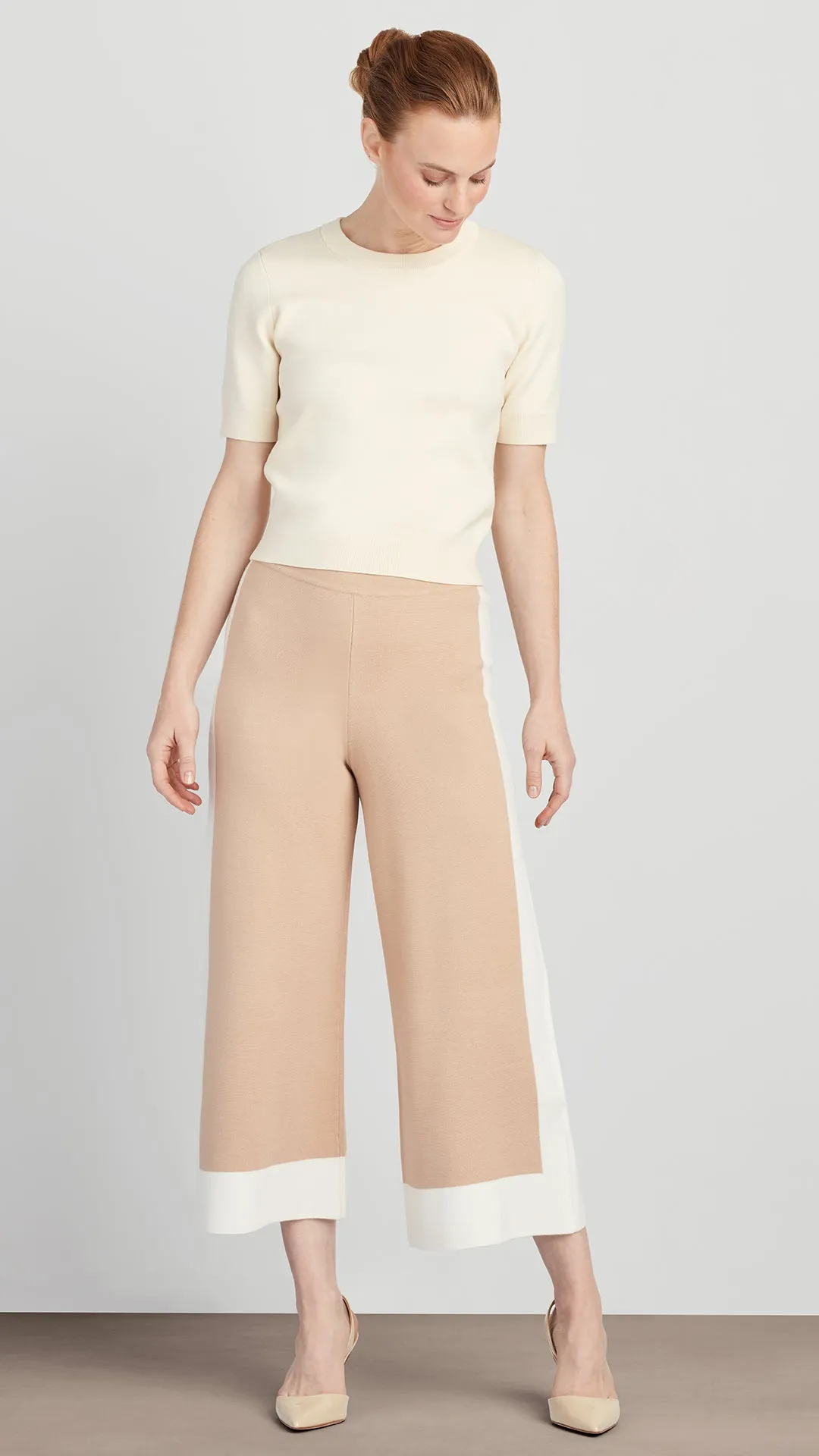 LUNA KNIT CROPPED PANT