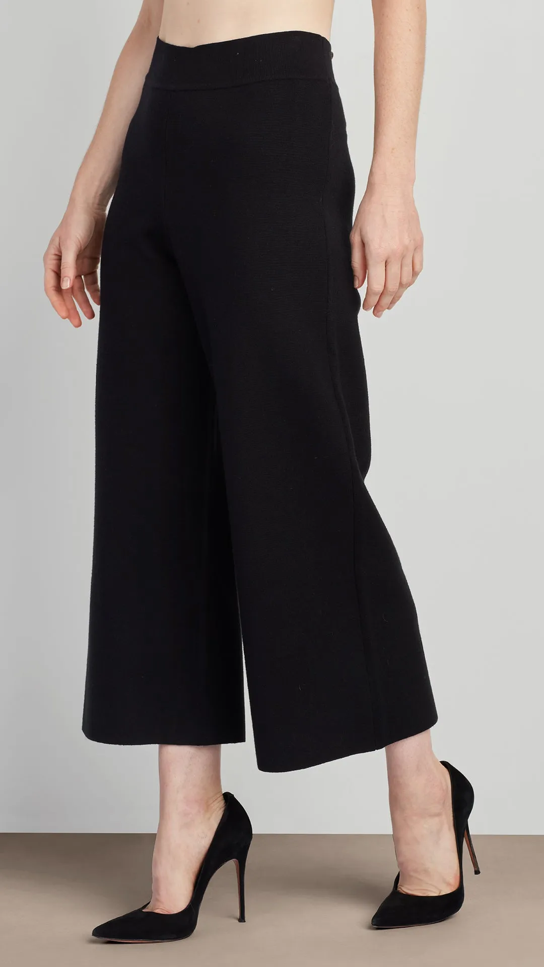 LUNA KNIT CROPPED PANT