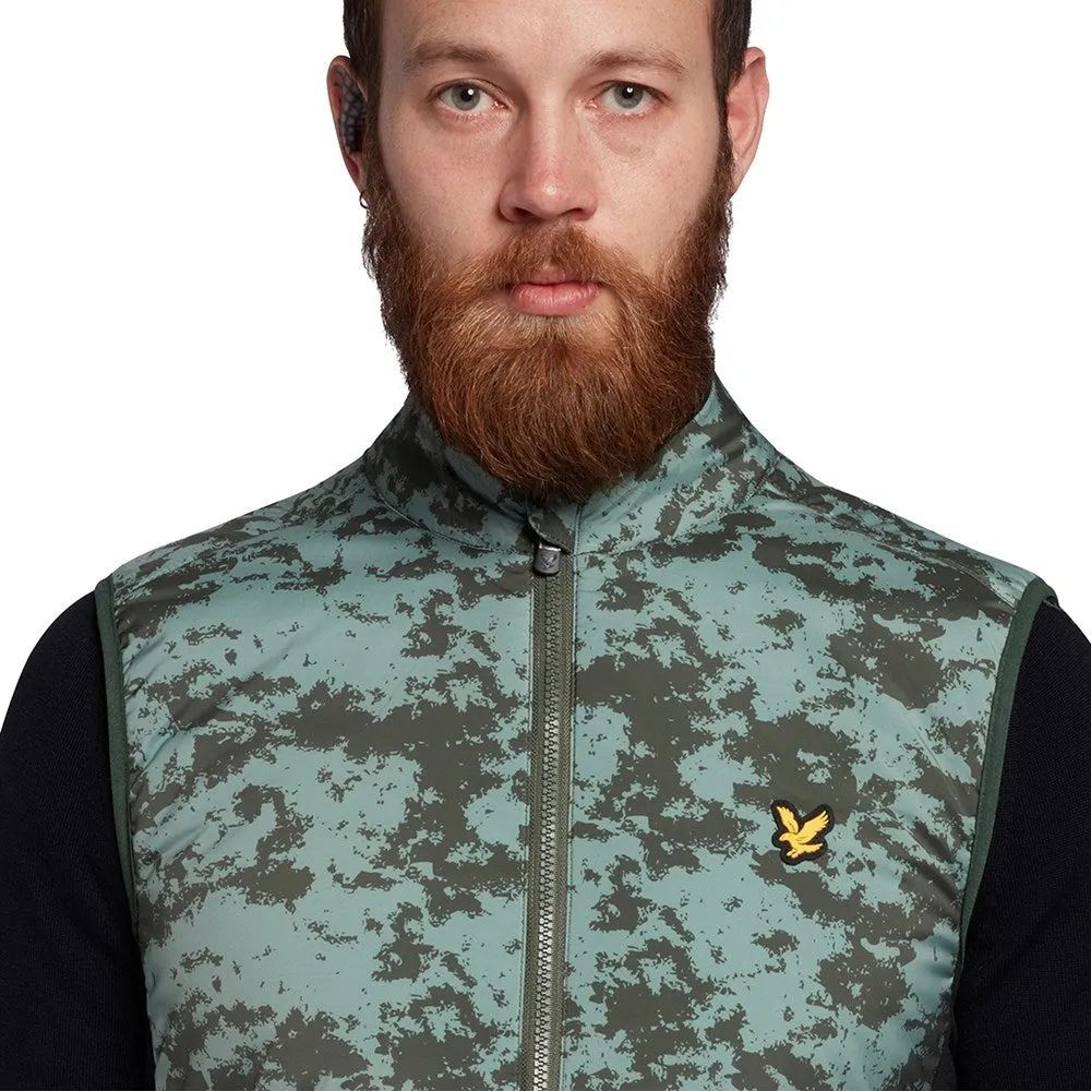 Lyle & Scott Seafoam Gilet  - Cactus Green / Stonewall Green