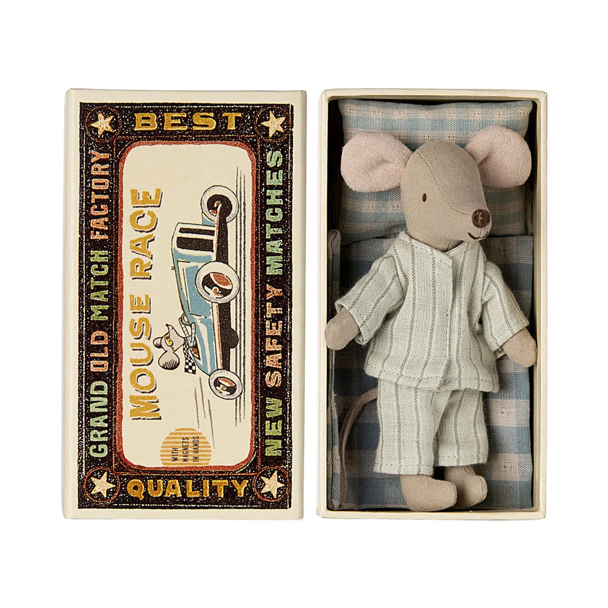 Maileg Big Brother Mouse in Matchbox