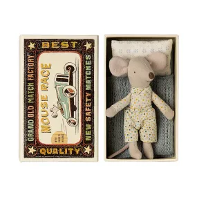 Maileg Little Brother Mouse In Matchbox