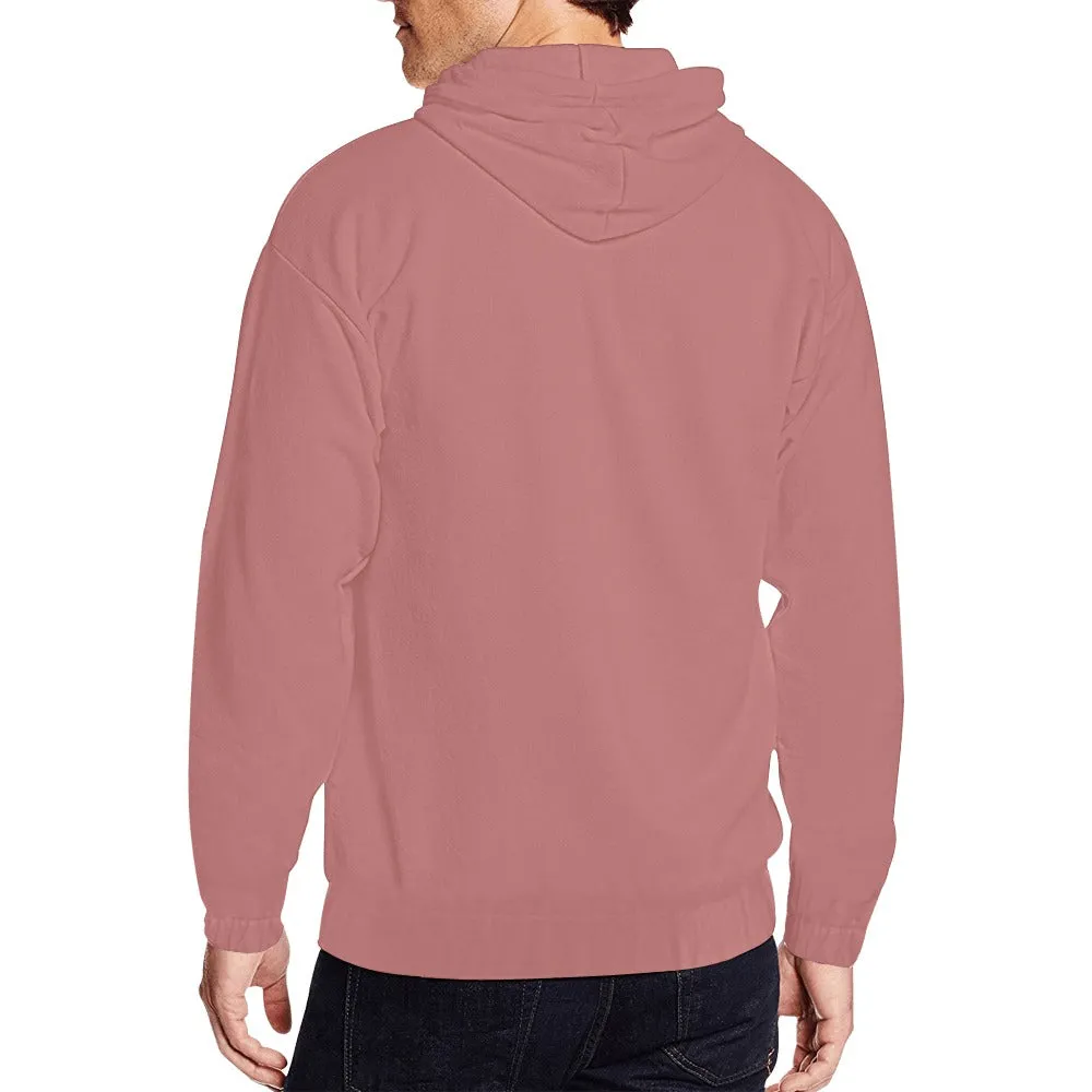 Men's Classic Zip Hoodie - IndianRed