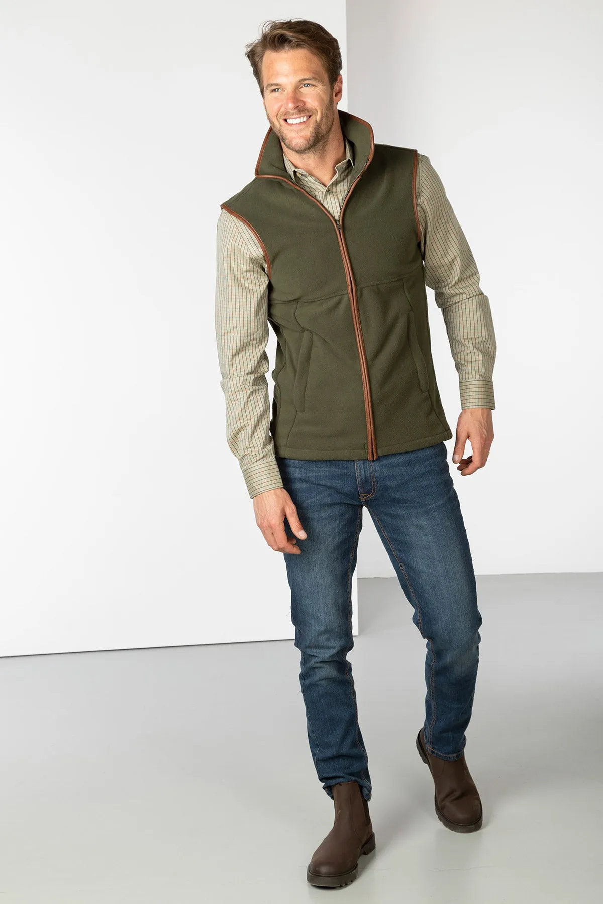 Men's Fleece Gilet - Harpham