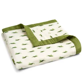 Milkbarn Grasshopper Big Lovey Muslin Blanket