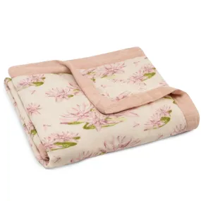 Milkbarn Water Lily Big Lovey Muslin Blanket