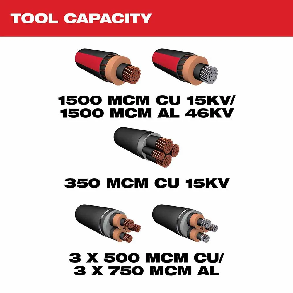 Milwaukee 2776-21 M18 FORCE LOGIC 3” Underground Cable Cutter