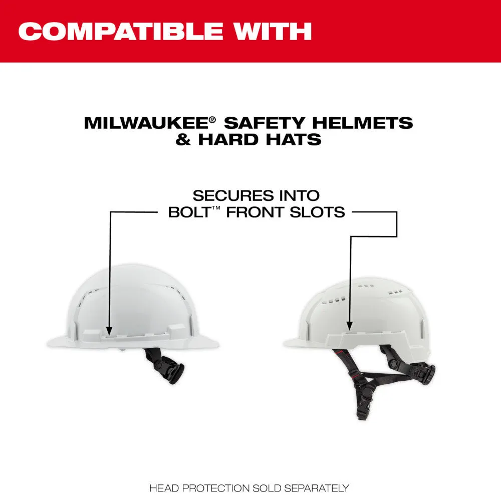 Milwaukee 48-73-1429 BOLT Full Face Shield - Mirrored Dual Coat Lens (Compatible with Milwaukee BOLT Safety Helmets & BOLT Hard Hats)