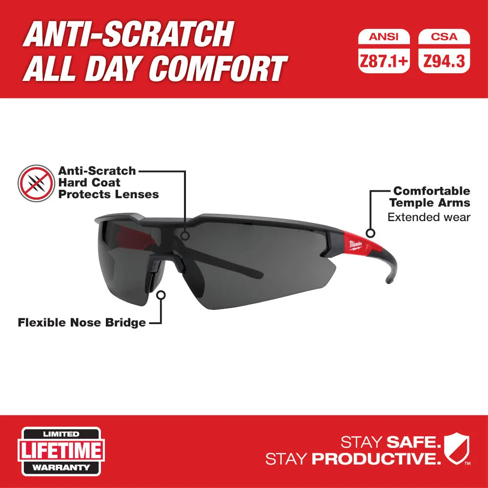 Milwaukee 48-73-2016 Safety Glasses - Tinted Anti-Scratch Lenses